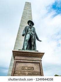 William Prescott Statue At Bunker Hill