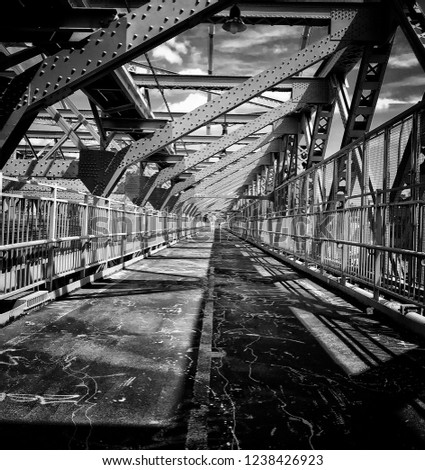 Similar – Image, Stock Photo marvels Bridge Illuminate