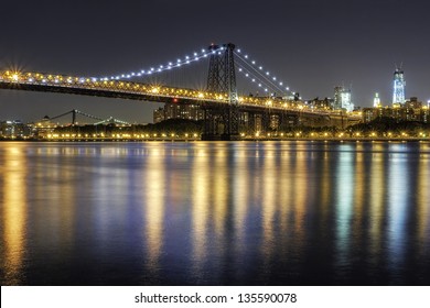 Williamsburg Bridge At Night