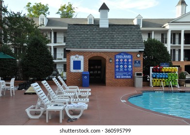 WILLIAMSBURG, VA - SEP 6: Westgate Historic Williamsburg In Virginia, As Seen On Sep 6, 2015. Westgate Resorts Is A Florida Based Timeshare Resort Firm Founded By David A. Siegel In 1982.