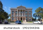 Williamson County Courthouse, in the city of Georgetown, Texas, USA