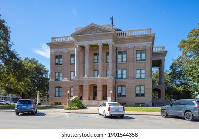 Williamson County Courthouse, In The City Of Georgetown, Texas, USA