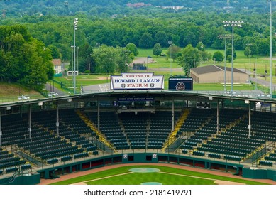 Williamsport, Pennsylvania, USA - June 12, 2022: The Howard J. Lamade Stadium Is The Site Of The Annual Little League World Series Of Baseball.