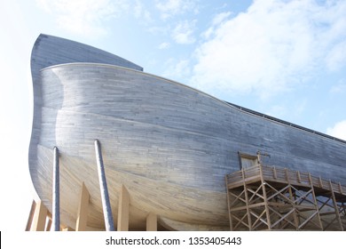 Williamstown, KY / USA - July 17, 2018: The Ark Encounter In KY. 