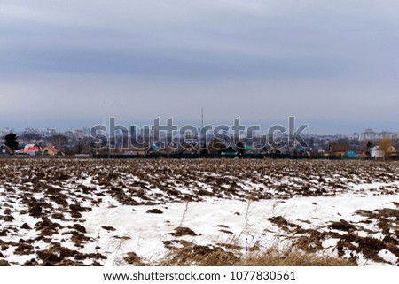 Similar – Image, Stock Photo Willow, trees, fields, blue sky & clouds