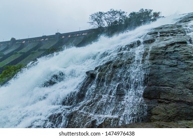 Wilson Dam Bhandardara In Monsoon