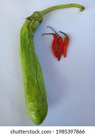 Wilted Fruit, Texture Of Red Chili And Eggplant 