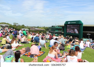 Wimbledon, London, England / July 29th, 2015: Wimbledon Tennis Tournament