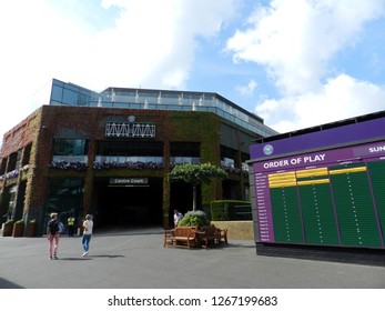 Wimbledon, United Kingdom. August 2016. Centre Court, All England Lawn Tennis And Croquet Club.