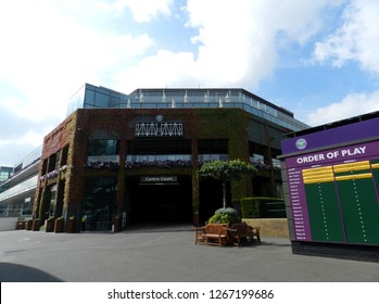 Wimbledon, United Kingdom. August 2016. Centre Court, All England Lawn Tennis And Croquet Club.