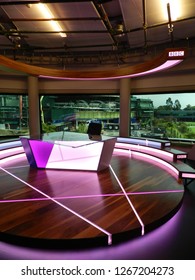 Wimbledon, United Kingdom. August 2016. BBC Studio Set. All England Lawn Tennis And Croquet Club.