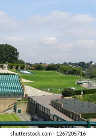 Wimbledon, United Kingdom. August 2016. Aorangi Terrace Known As Henman Hill. All England Lawn Tennis And Croquet Club.