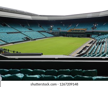 Wimbledon, United Kingdom. August 2016. Centre Court After The Championships. All England Lawn Tennis And Croquet Club.