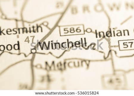 Winchell. Texas. USA