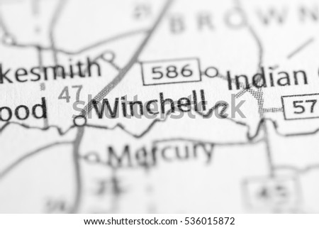 Winchell. Texas. USA