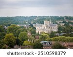 Winchester Cathedral, famous medieval architecture in Winchester, Hampshire, United Kingdom, UK