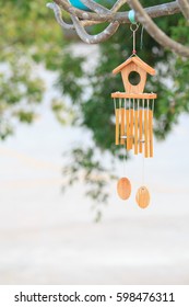 Wind bell at the tree