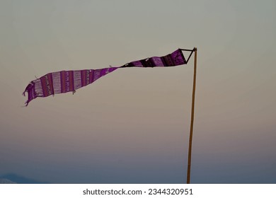 The wind blew away the hanging cloth. - Powered by Shutterstock