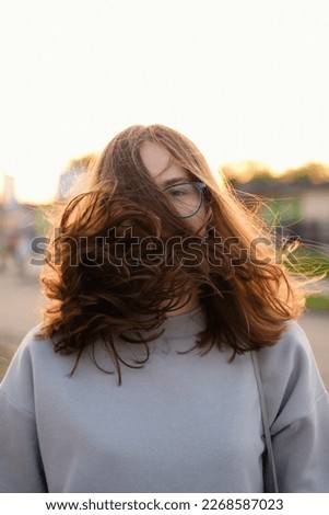 Similar – Image, Stock Photo Happy Woman Lifestyle