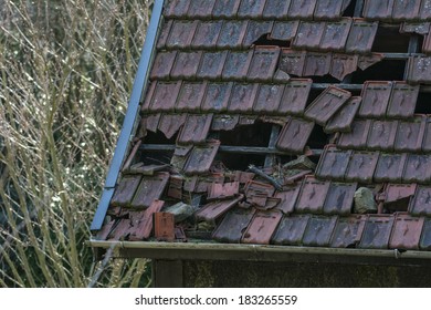 Wind Damaged Roof