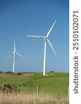 Wind farm near the seashore at Portland, Victoria, Australia