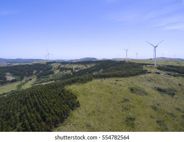 Wind Farm In The Region Of Minas, Uruguay