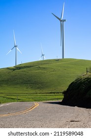 Wind Farms Northern California Winter 2022