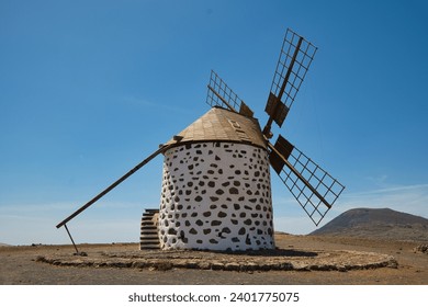 wind mill in the mountains 