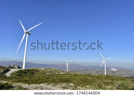 Wind Park in the north of Portugal.