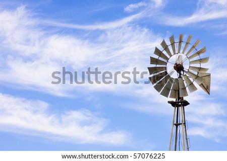 wind powered water pump on farm stock photo edit now 57076225