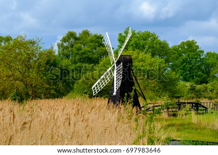 Wind Pump at Wicken Fen Nature Reserve, Cambridgeshire