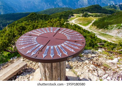 Wind rose in the mountains Vogel Slovenia
