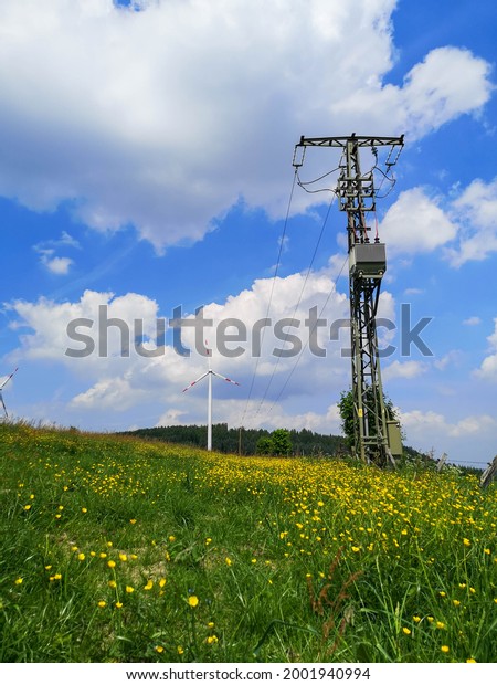 Wind Tribune Tower for Clean Energy in\
Hochsauerlandkreis Germany