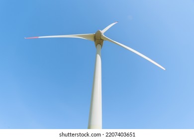 Wind Turbine Blades, View From Below