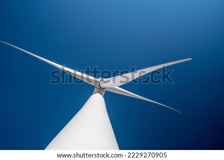 Wind turbine electrical of clean resource energy and environment sustainable.