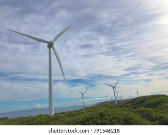 wind turbine farm, albany, western australia