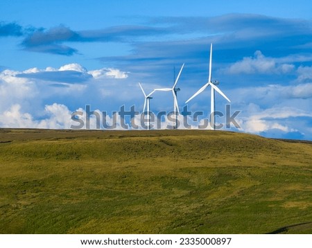Wind Turbine farm in Manchester UK