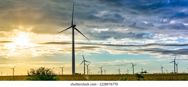 Wind Turbine In Northwest Indiana