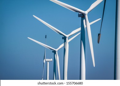 wind turbines - Shutterstock ID 155706680