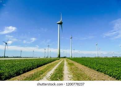 wind turbines in field, in Sweden Scandinavia North Europe - Shutterstock ID 1200778237
