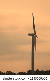 Wind Turbines Produce Clean Energy.Use For Website/banner Background, Backdrop, Montage Menu