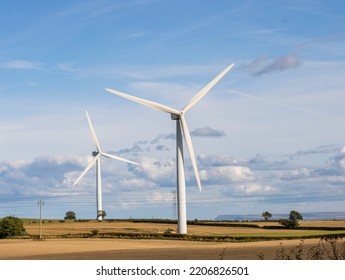 Wind Turbines in the UK Sustainable resource - Shutterstock ID 2206826501