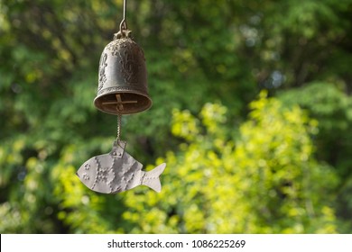 a wind-bell. space for text.