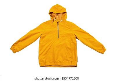 Windbreaker Jacket Isolated On White Background