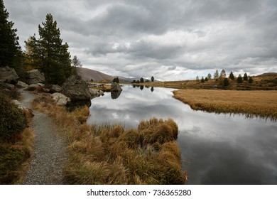 Windebensee (Lake Windeben) On The Nockalm Road In The National Park Nockberge, District Feldkirchen, Carinthia, Austria