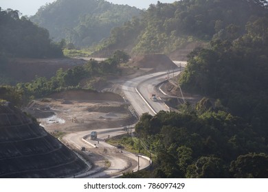 Winding Curvy Rural Road 