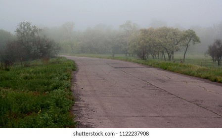 winding field cource in the mist