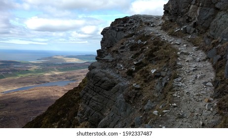 The Winding Miners Path On Muckish Mountain