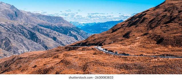 Winding Mountain Road Scenic View 