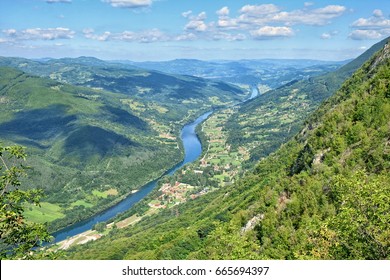 Winding River Drina, Serbia